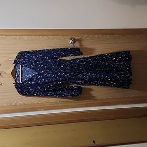 Women's Caslon long sleeve maxi dress - size XXL